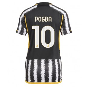 Lacne Ženy Futbalové dres Juventus Paul Pogba #10 2023-24 Krátky Rukáv - Domáci